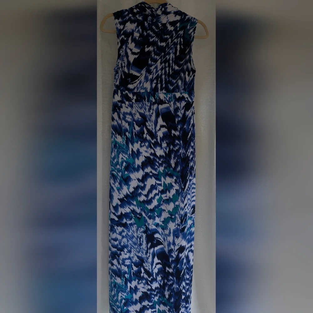 Chico's Blue and White Patterned Dress - Picture 10 of 15